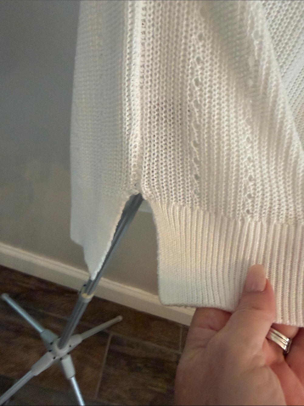 Gentle Fawn White Ribbed Halter Knit Tank - Picture 4 of 8